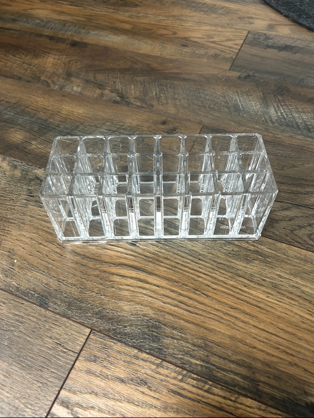 Clear Acrylic Lipstick & Lip Gloss Organizer - 24 Slots